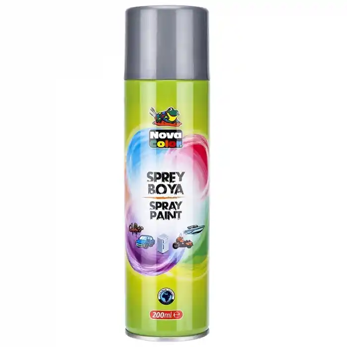 Nova Color Sprey Boya Gümüş Nc-812