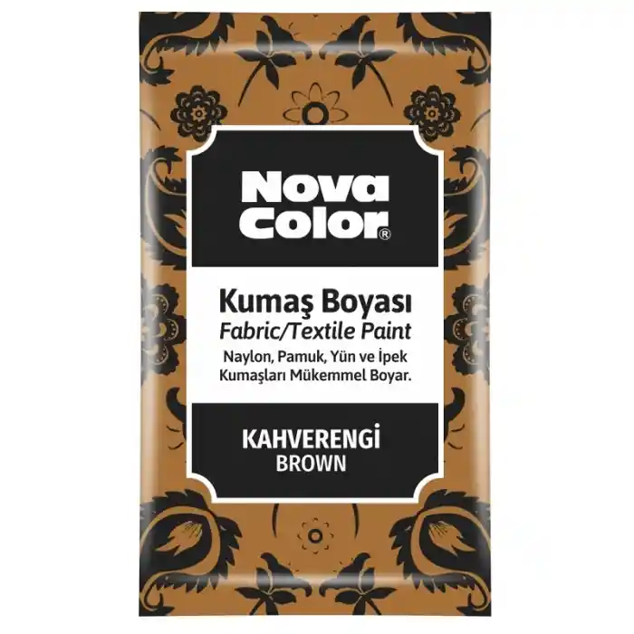 Nova Color Toz Kumaş Boyası Kahve 12 Gr Nc-905