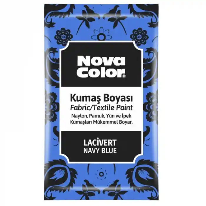 Nova Color Toz Kumaş Boyası Lacivert 12 Gr Nc-909