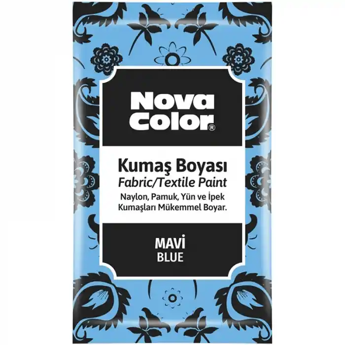 Nova Color Toz Kumaş Boyası Mavi 12 Gr Nc-902