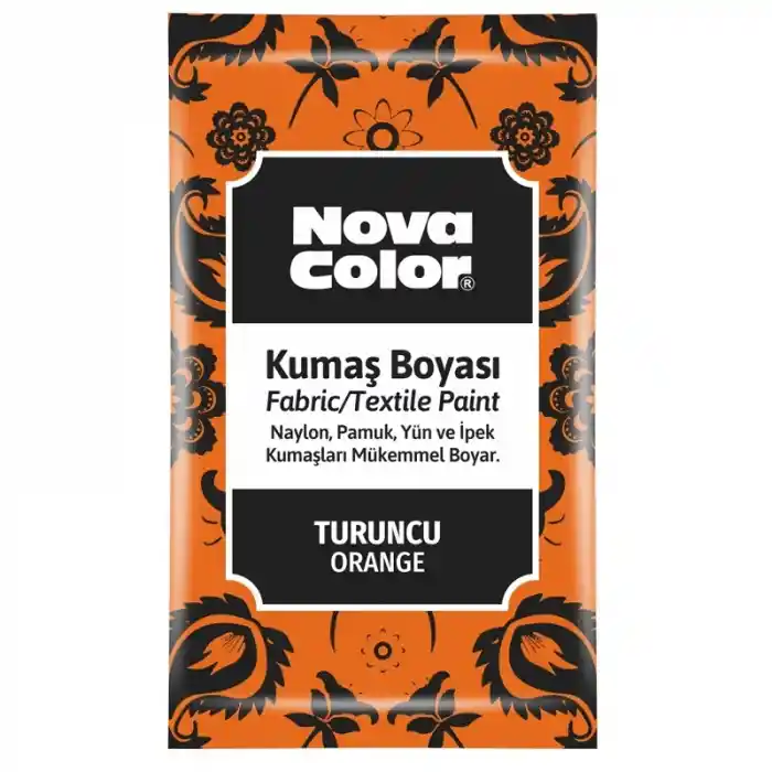 Nova Color Toz Kumaş Boyası Turuncu 12 Gr Nc-906