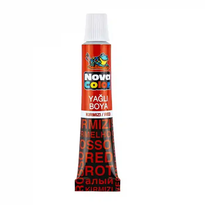 Nova Color Yağlı Tüp Kırmızı Nc-128
