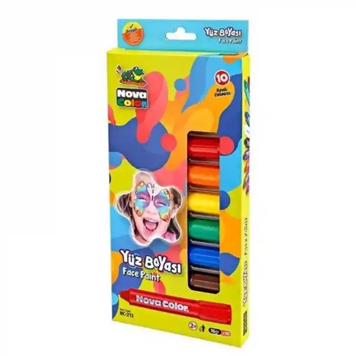Nova Color Yüz Boyası 10 Lu Nc-213