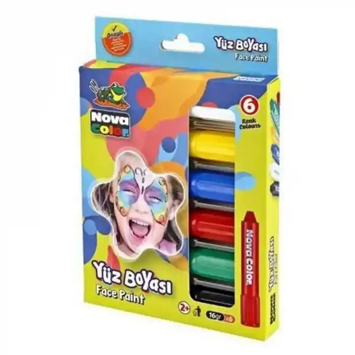 Nova Color Yüz Boyası 6 Lı Nc-212