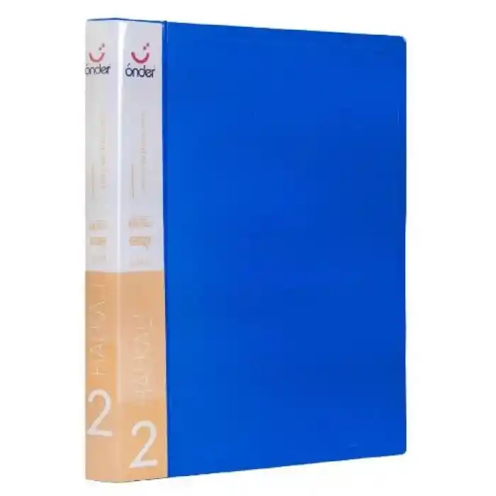Önder Pp Kapak Mavi 2 Halkalı Klasör 1102-1