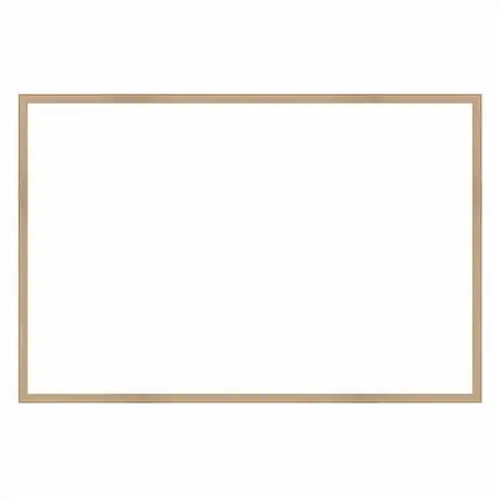 Panda 60x90 Naturel Ahşap Çerçeve Yazı Tahtası Pan-227