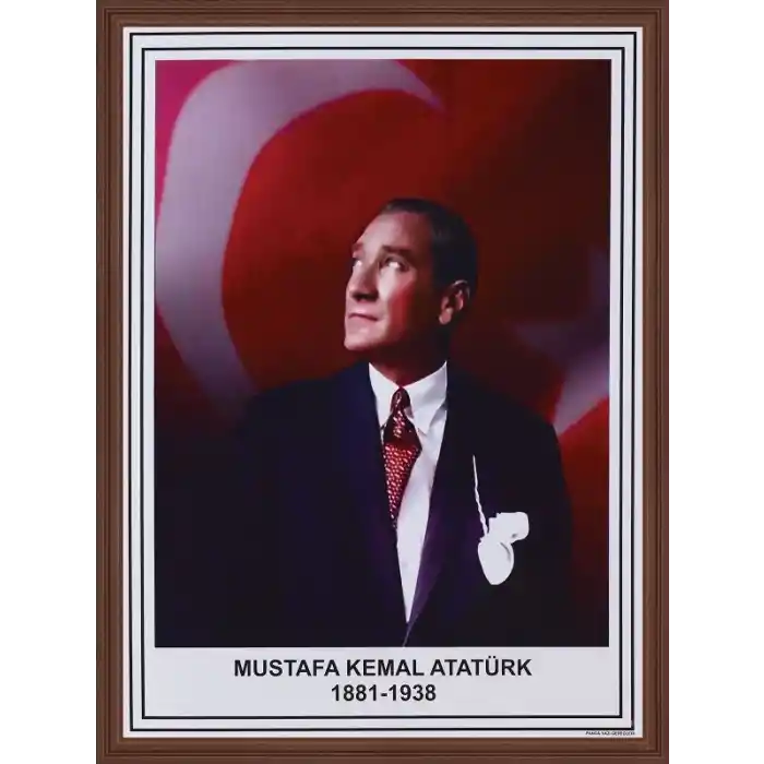 Panda Atatürk Portresi 35x50 Mdf Çerçeve Pan-425