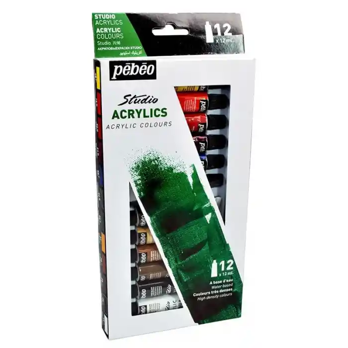 Pebeo 668200 12 Ml.akrilik Boya 12 Li Studio Set