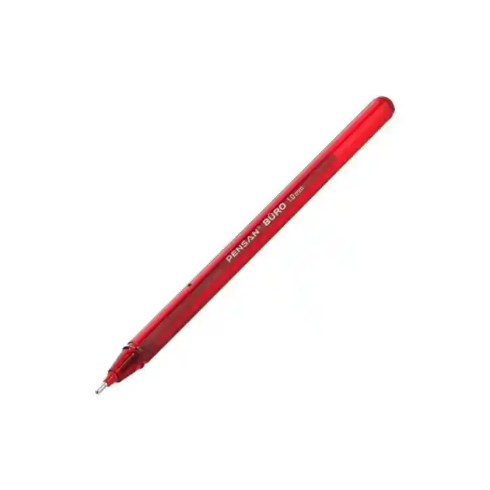 Pensan 2270 Büro Kırmızı Tükenmez Kalem 1 Mm