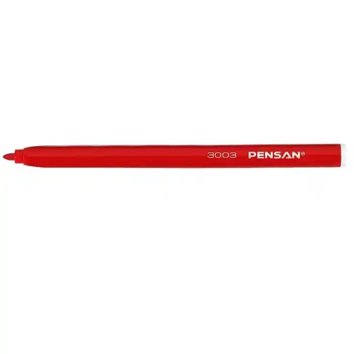 Pensan 3003 Kırmızı Keçeli Kalem