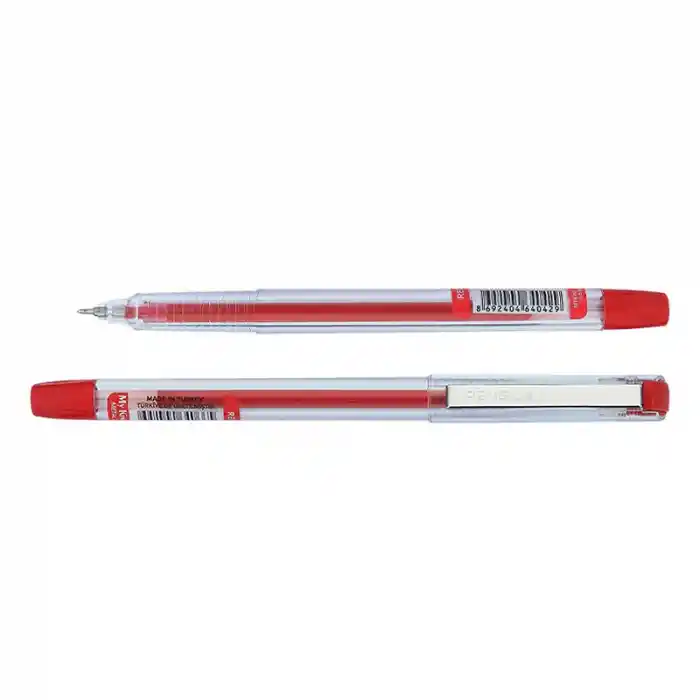 Pensan 6405 My-kıng Gel Kırmızı Kalem Metal Klips