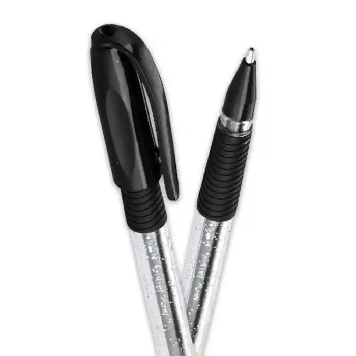 Pensan Glıtter Gel Siyah Kalem Simli 22280