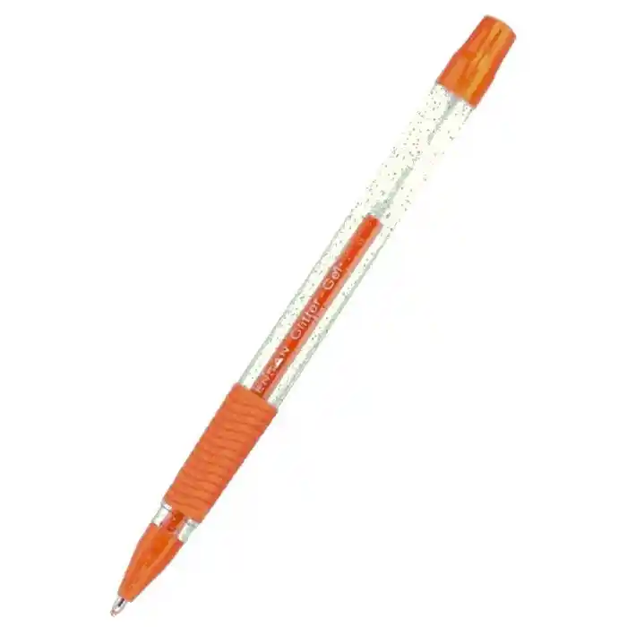 Pensan Glıtter Gel Turuncu Kalem Simli 22280
