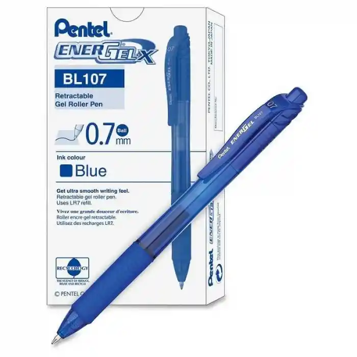 Pentel Energel Jel Roller Mavi Kalem Bl107 C