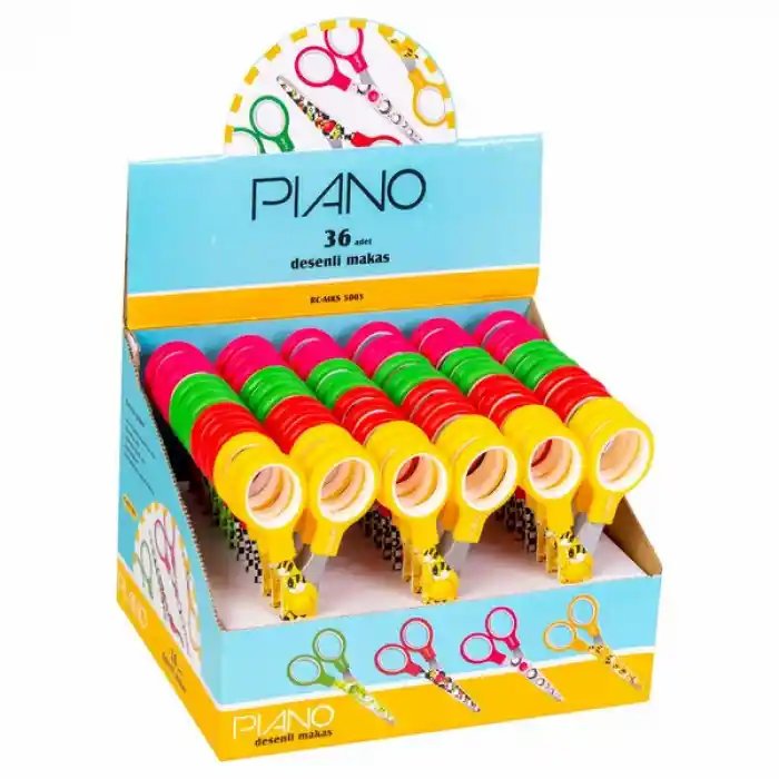 Piano Rc-mks-5005 Desenli Okul Makası 328869