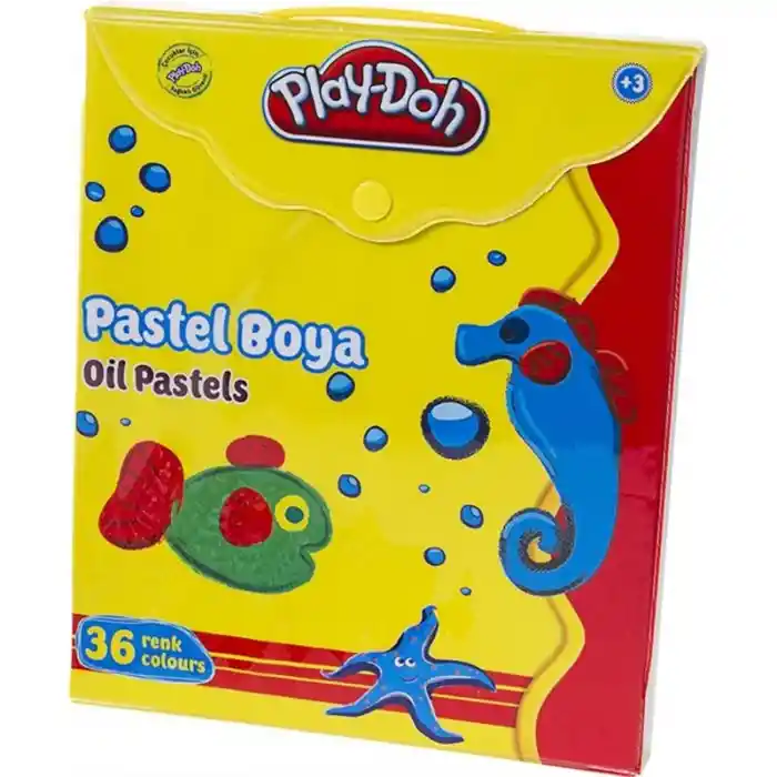 Play-doh 36 Renk Pastel Boya Çantalı Ppa008
