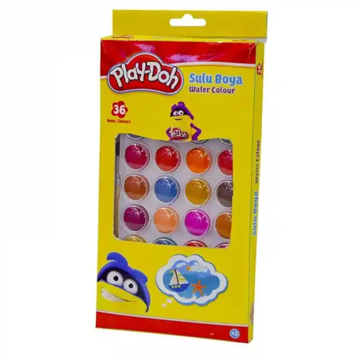 Play-doh 36 Renk Sulu Boya Su010