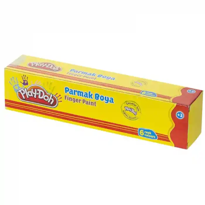 Play-doh 6 Renk Parmak Boyası Birleşik 25ml Pr018