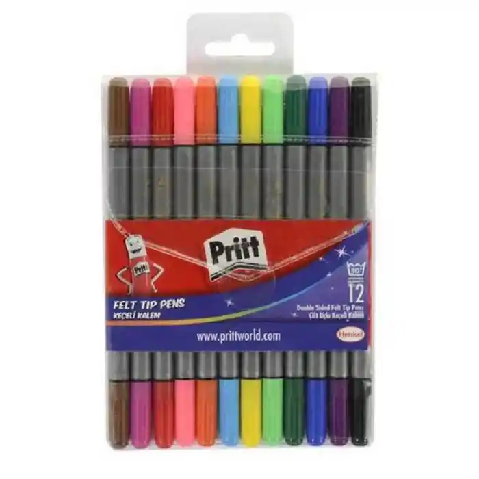 Pritt 12 Renk Çift Uçlu Keçeli Kalem 1687977