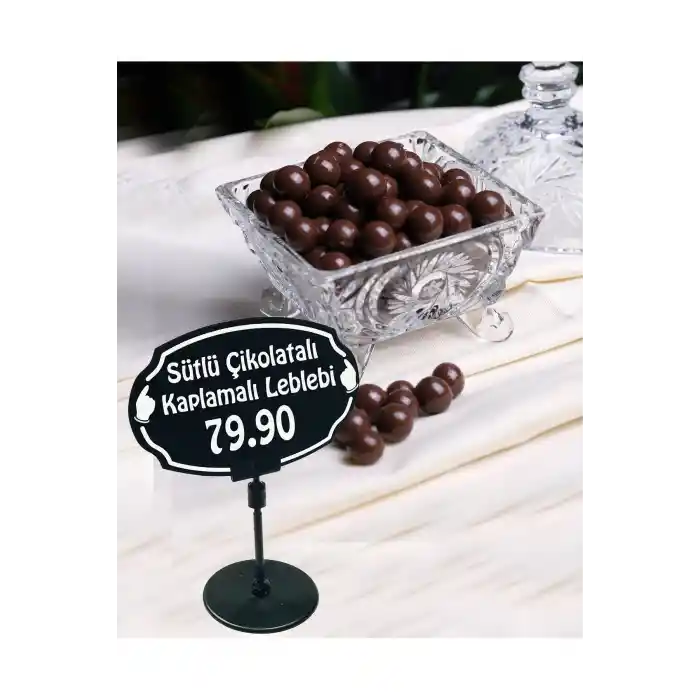 PVC Malzeme Yaz-Sil Ayaklı Elips Şeklinde Fiyat Etiketi 5 li Pk.