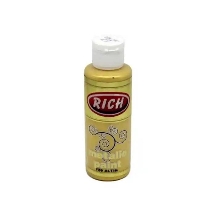 Rıch 04033 Metalik Akrilik Boya 0720 Altın 500 Cc