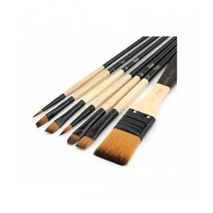 Rıch 11225 Set 1 Zemin Fırçalı Karma 7 Li Fırça Seti 01261