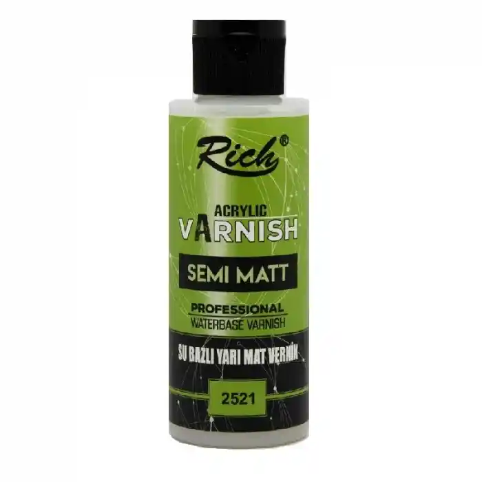 Rıch 2521 Su Bazlı Vernik Yarımat 01723 120 Cc