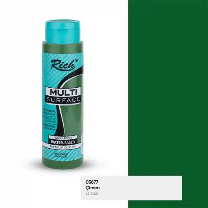 Rıch 500-2220 Multi Akrilik Boya 03877 Çimen 500 Cc