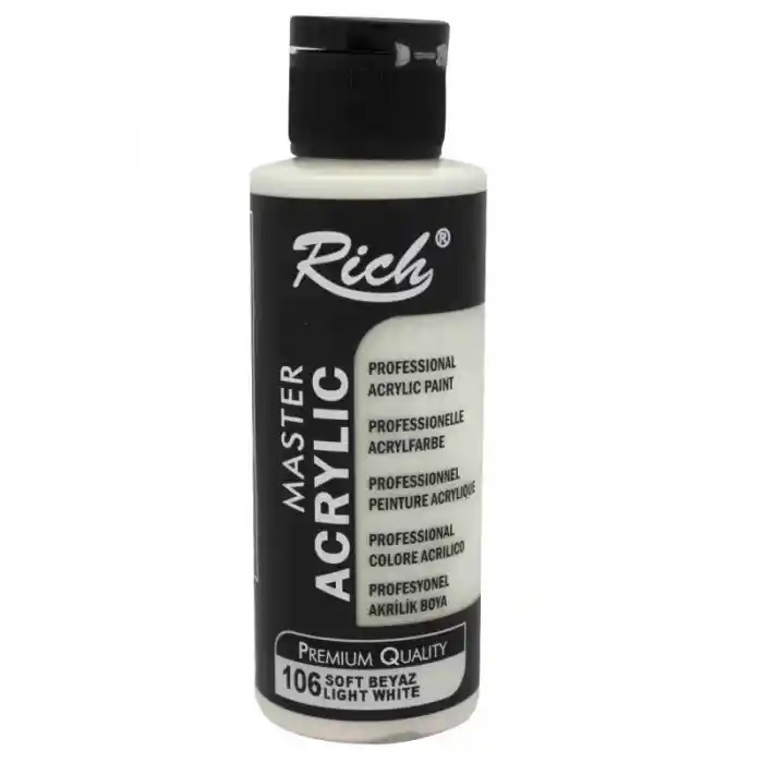 Rıch Akrilik Boya 106 Soft Beyaz 120 Cc