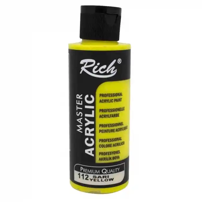 Rıch Akrilik Boya 112 Sarı 120 Cc