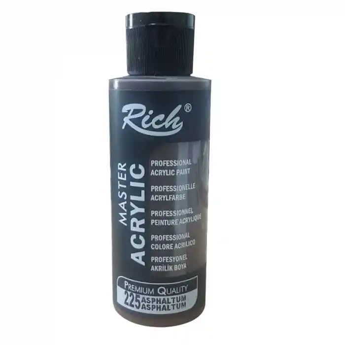 Rıch Akrilik Boya 225 Asphaltum 120 Cc