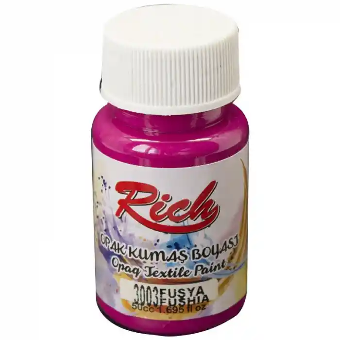 Rıch Akrilik Kumaş Boyası 01715 Fuşya 50 Cc.