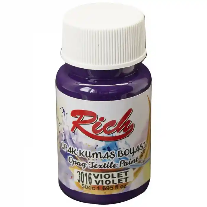 Rıch Akrilik Kumaş Boyası 01923 Violet 50 Cc.