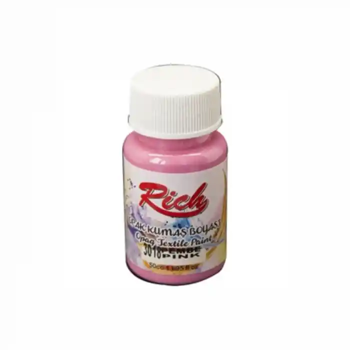 Rıch Akrilik Kumaş Boyası 03479 Pembe 50 Cc.