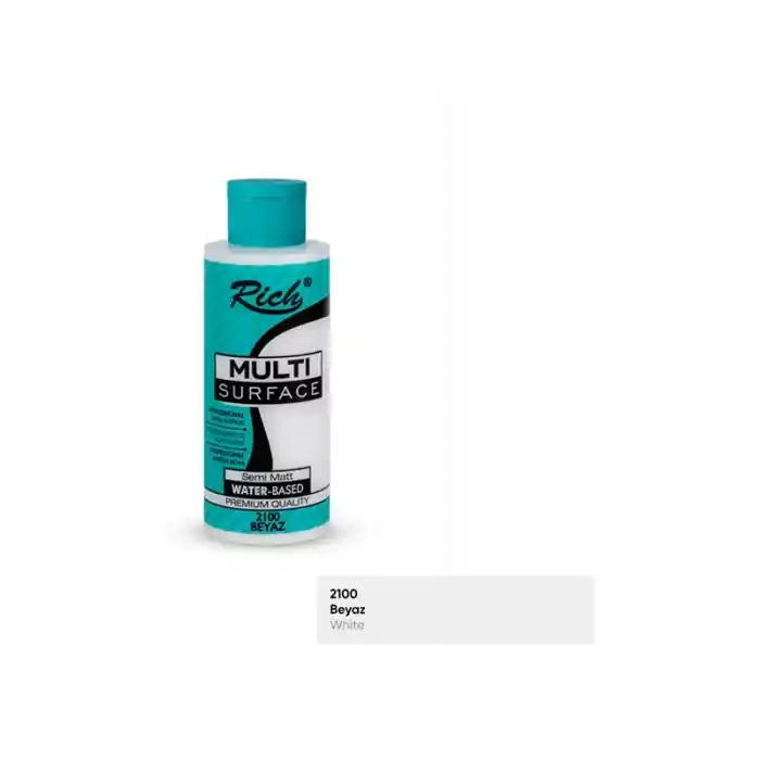 Rıch Multi Akrilik Boya 2100 Beyaz 120 Cc