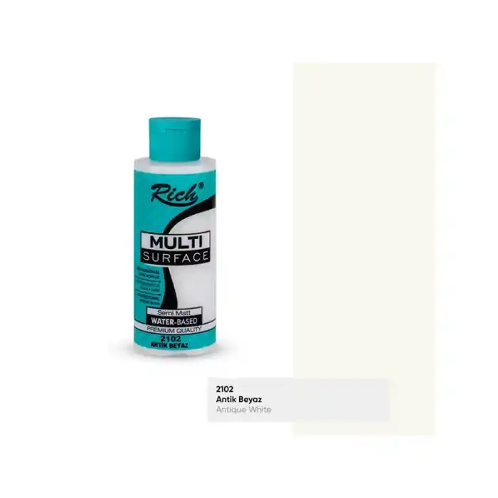 Rıch Multi Akrilik Boya 2102 Antik Beyaz 120 Cc