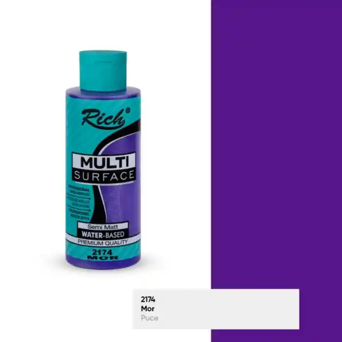 Rıch Multi Akrilik Boya 2174 Mor 120 Cc