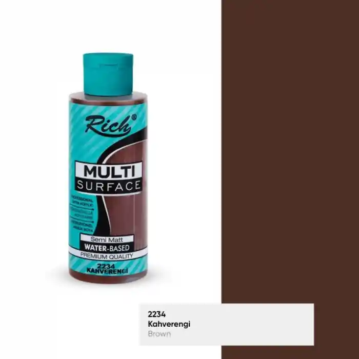 Rıch Multi Akrilik Boya 2234 Kahverengi 120 Cc