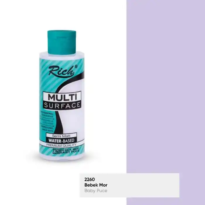 Rıch Multi Akrilik Boya 2260 Bebek Mor 120 Cc