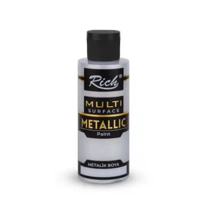 Rıch Multi Metalik Akrilik Boya 03710 Gümüş 120 Cc