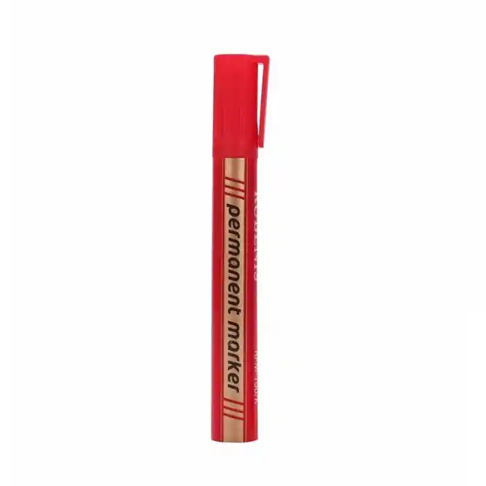 Rubenıs Yuvarlak Uç Permanent Marker Kırmızı Rpm-100k