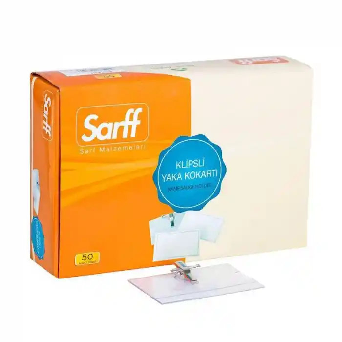 Sarff Klipsli İğneli Yaka Kokartı Adet 15323052