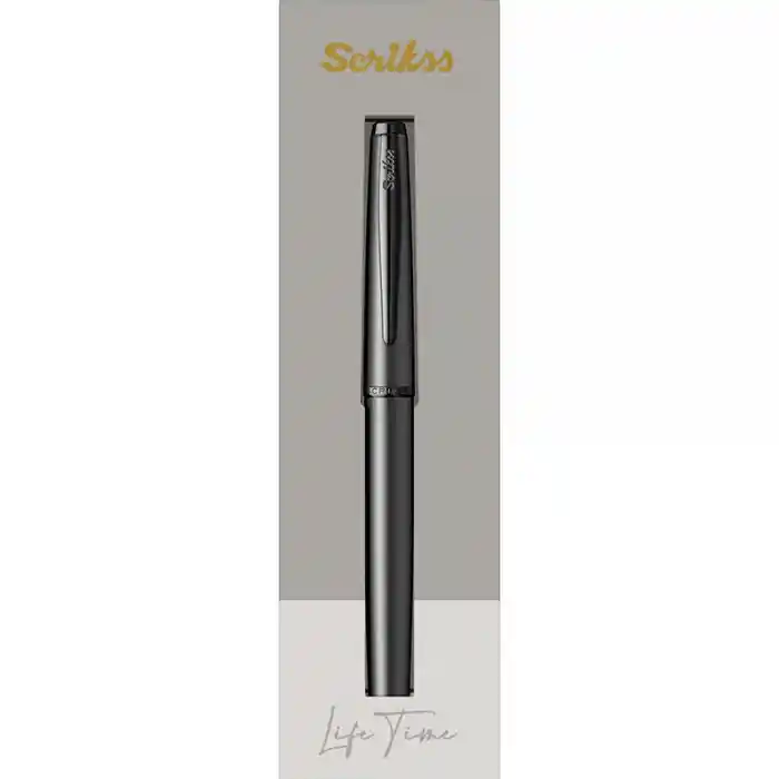 Scrikss 78mb Roller Kalem Mat Siyah Özel Kutulu