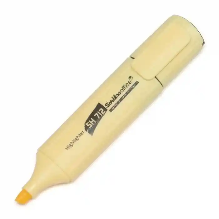 Scrikss Sh 712 Pastel Sarı Fosforlu Kalem