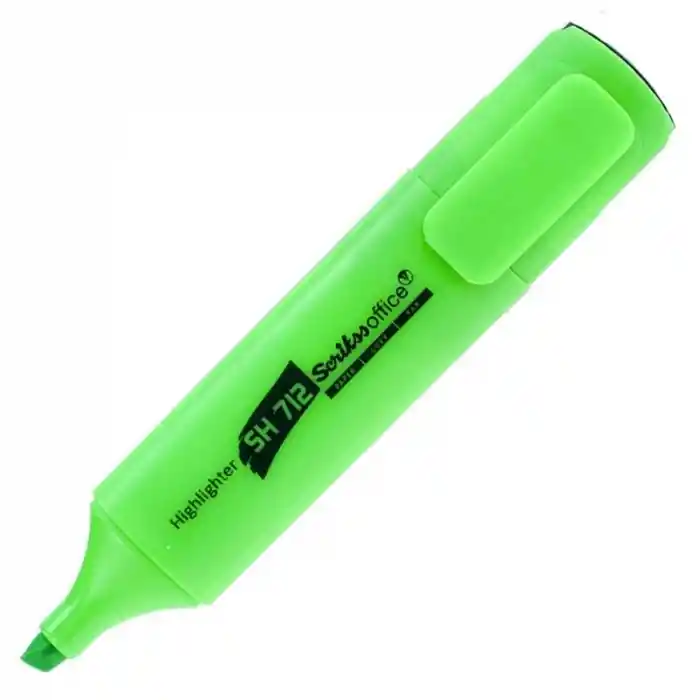 Scrikss Sh 712 Yeşil Fosforlu Kalem