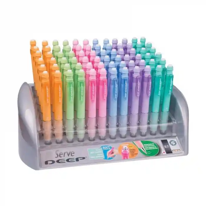 Serve Deep Pastel Versatil Kalem 72 Li Stand