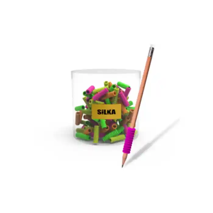 Silka Art.35n Neon Spiral Kalem Tutma Aparatı 4 Renk