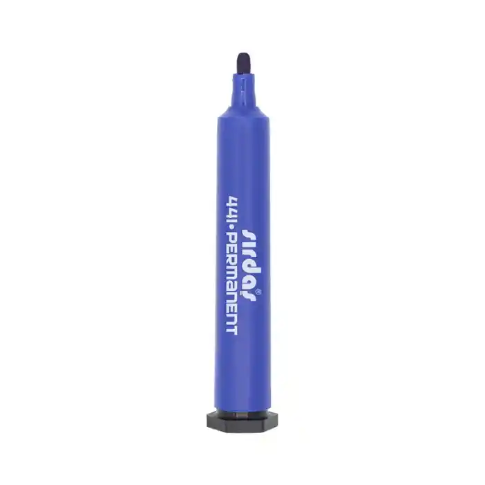 Sırdaş Permanent Koli Kalemi Yuvarlak Uç Mavi Pm-441