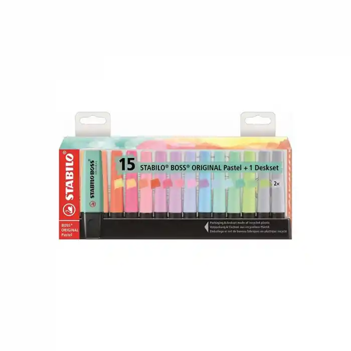 Stabılo Boss Pastel Fosforlu Kalem 15 Li 7015-02-5