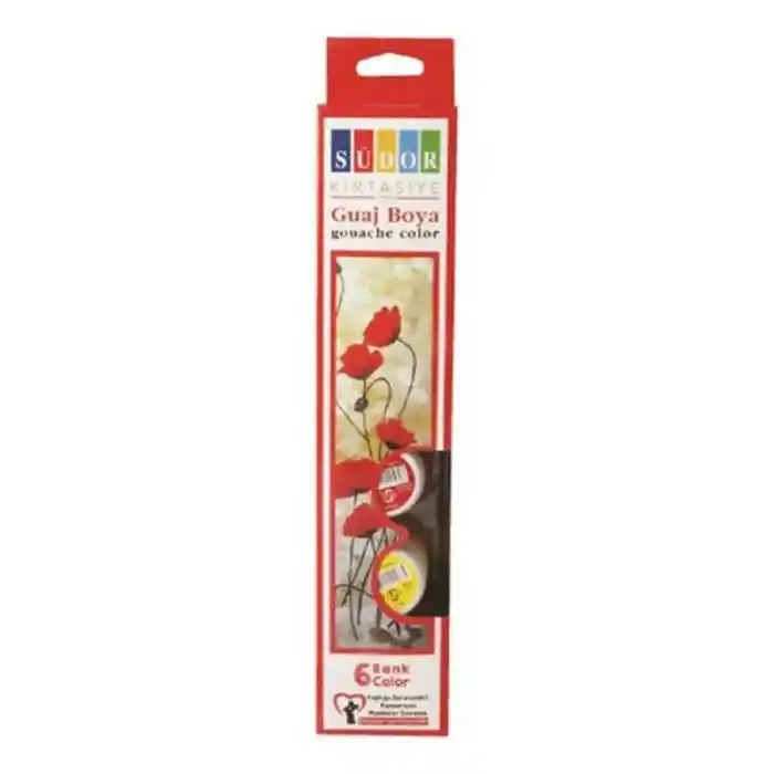 Südor 6 Renk Guaj Boya Şişe 15 Ml Sd521
